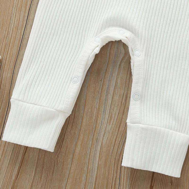 Newborn Baby Boy Girl Garment Cotton Knitted Fabric Elastic Pants Clothing Suit