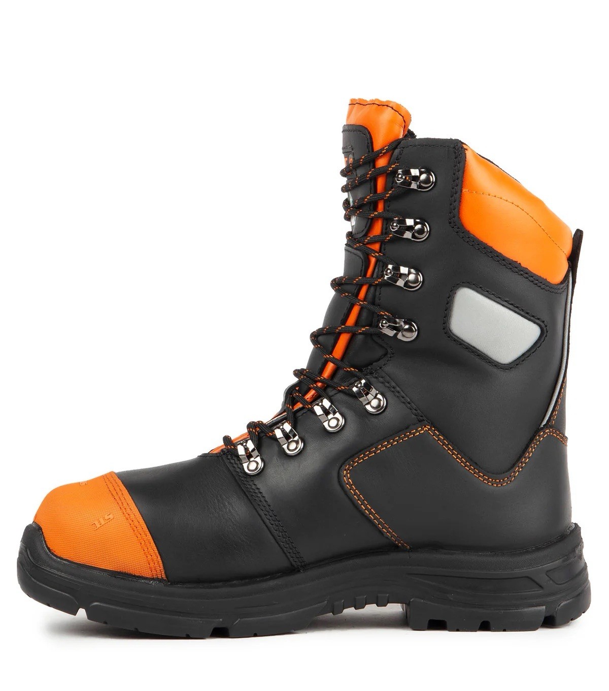 Battler, Orange | 8″ Lumberjack Chainsaw Safety Composite Toe Work Boots