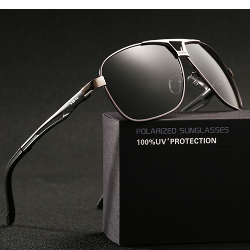 HD Polarized Photochromic Sunglasses Men Chameleon Driving Sport Glasses Eyewear