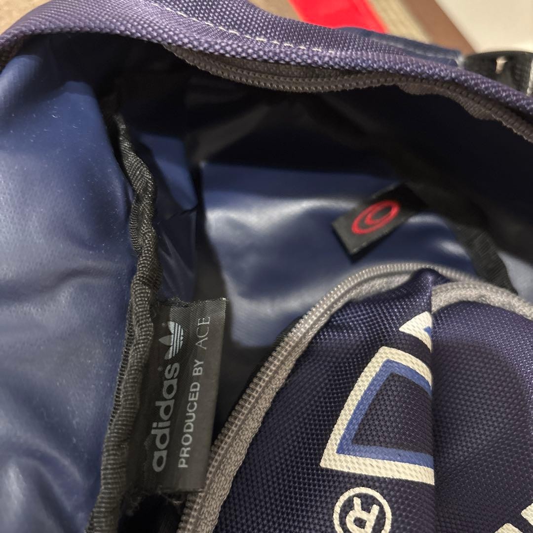 Adidas Retro Backpack Navy 15.7×11.4in Used