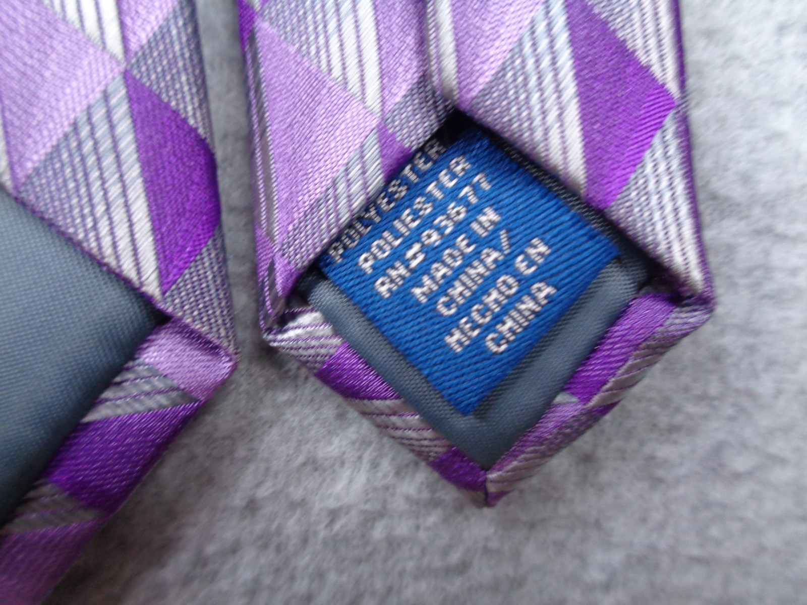 3 Excellent Men’s Ties Burgundy/Gray/Purple Made By Dani/David Taylor/Towncraft