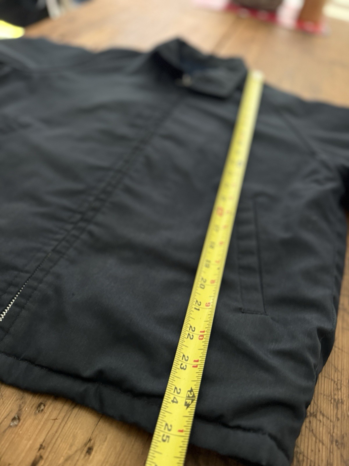 Vintage 60S Fine’s PERMANENT PRESS WORK JACKET Sz L Fur line Detroit Waist Lngth