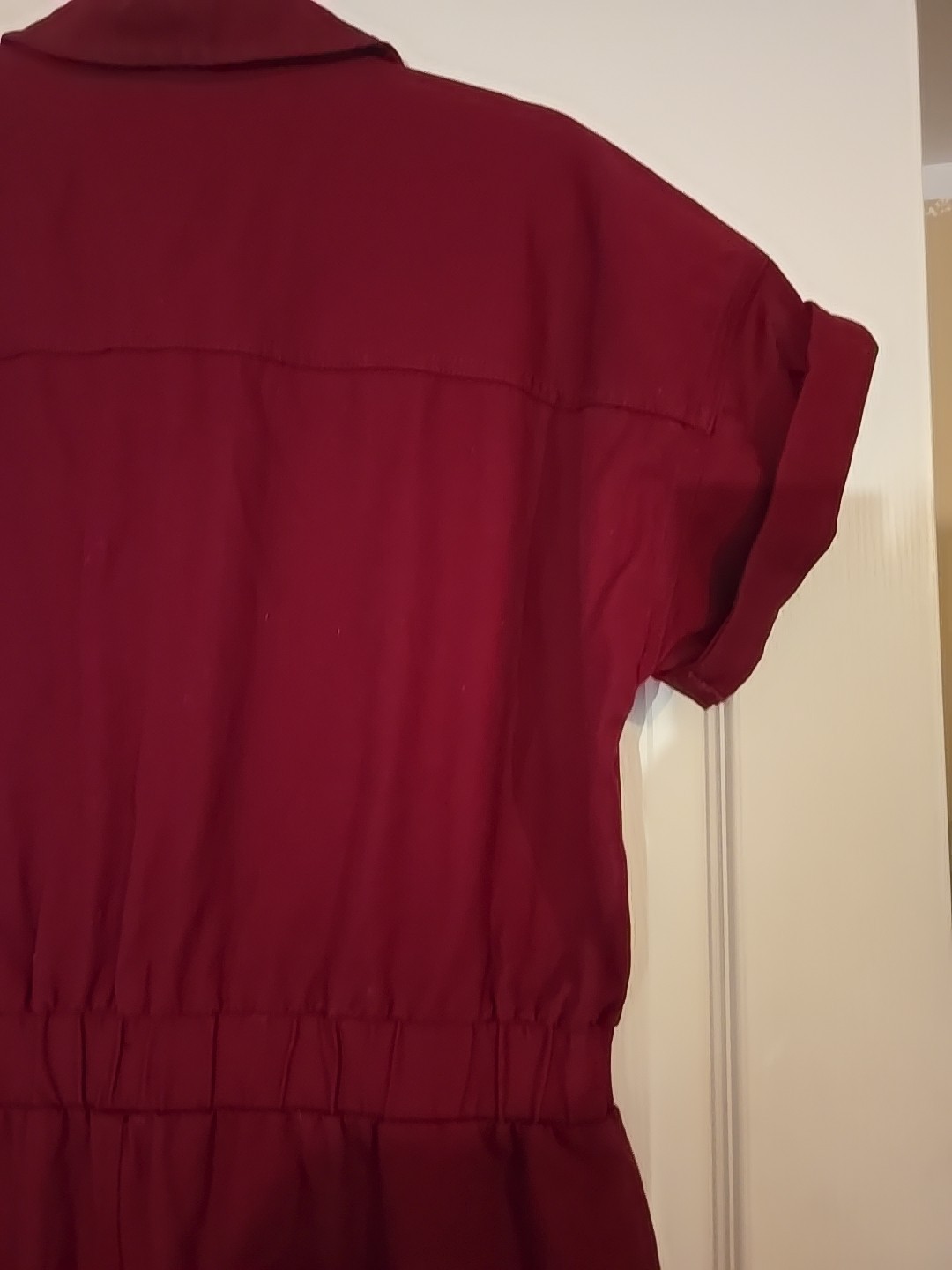 NWT Universal Thread Burgandy Red Cotton 1pc Womans Jumpsuit 2,4,6,8,10,12,14,16