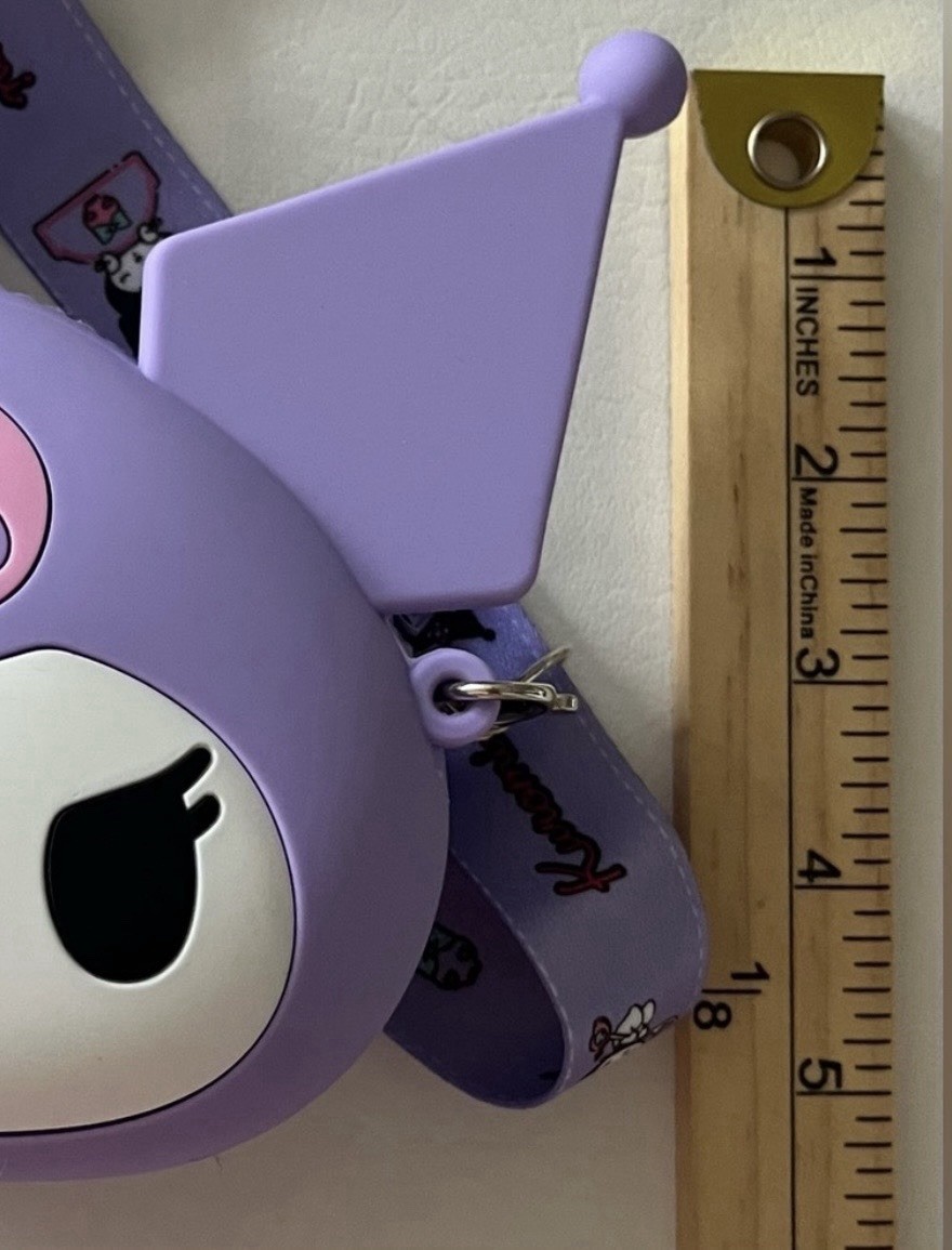 Kuromi Soft Silicone Crossbody Bag