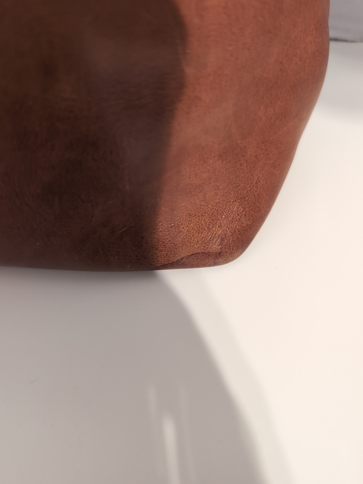 Dooney & Bourke Florentine Leather Dixon Hobo Crossbody Bag BROWN