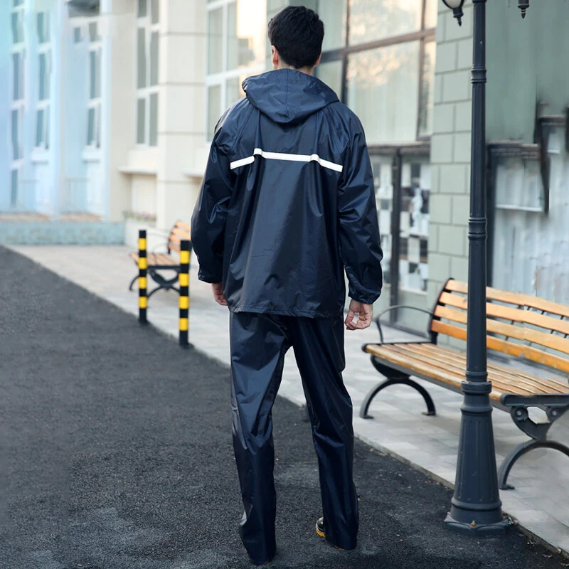 Raincoat Rain Suits Jacket Pants Waterproof Hiking Fishing Camping Women Mens