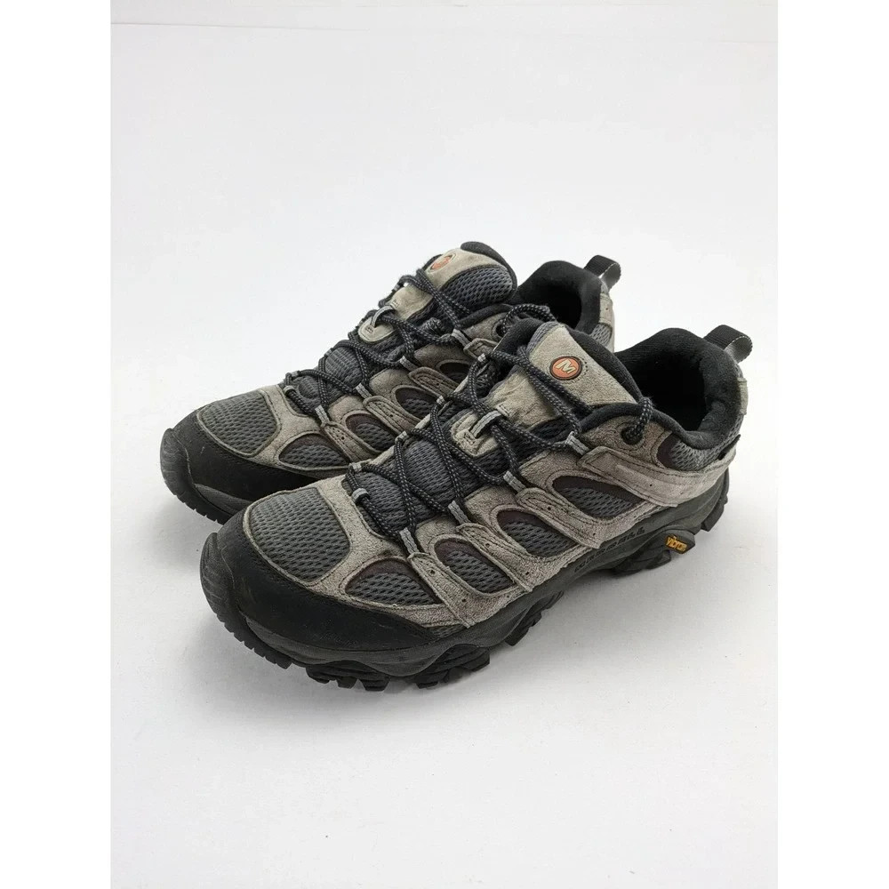 Mens Merrell Moab 3 Vibram Granite Gray Waterproof Hiking Shoes J035855 Size 13