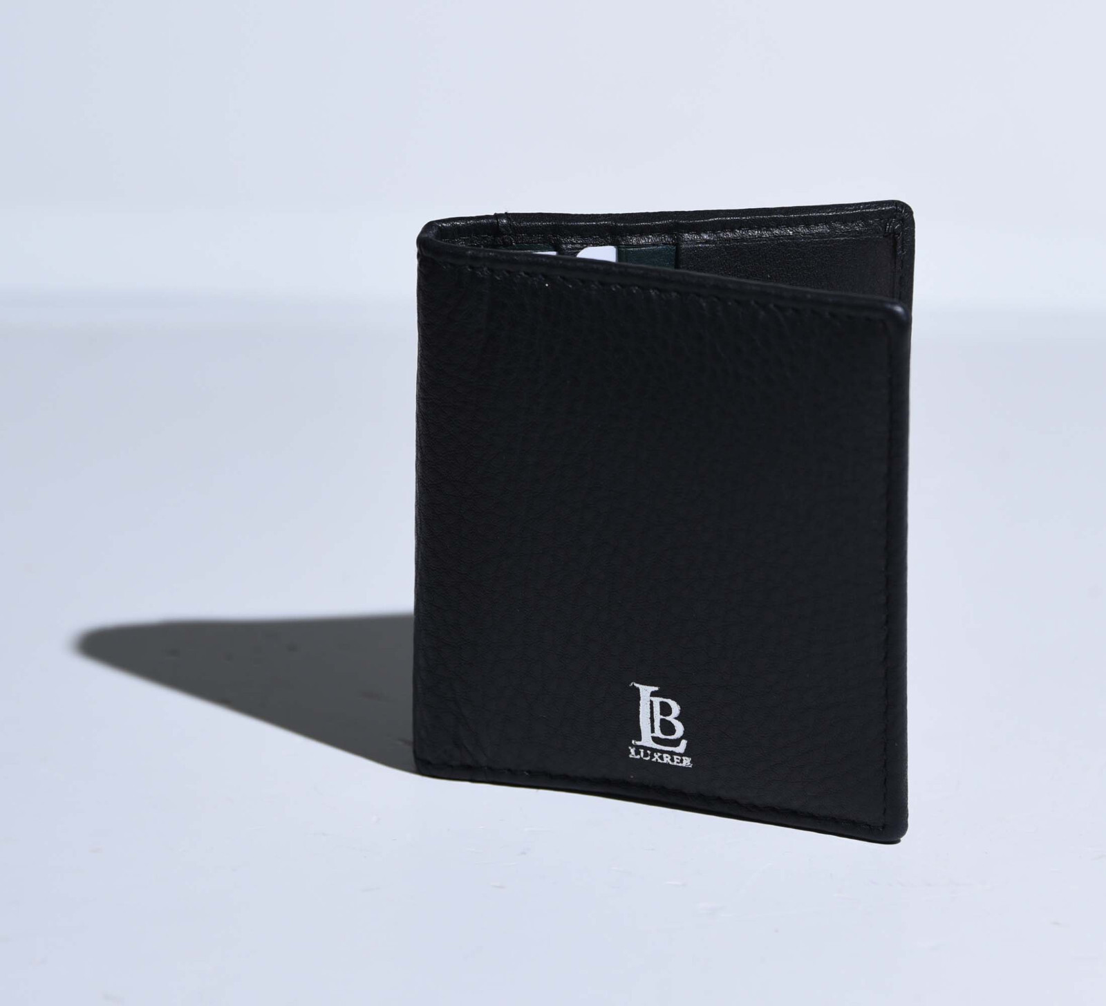 Genuine Leather Minimalist Bifold Wallets For Men RFID Blocking Slim Mens Wallet