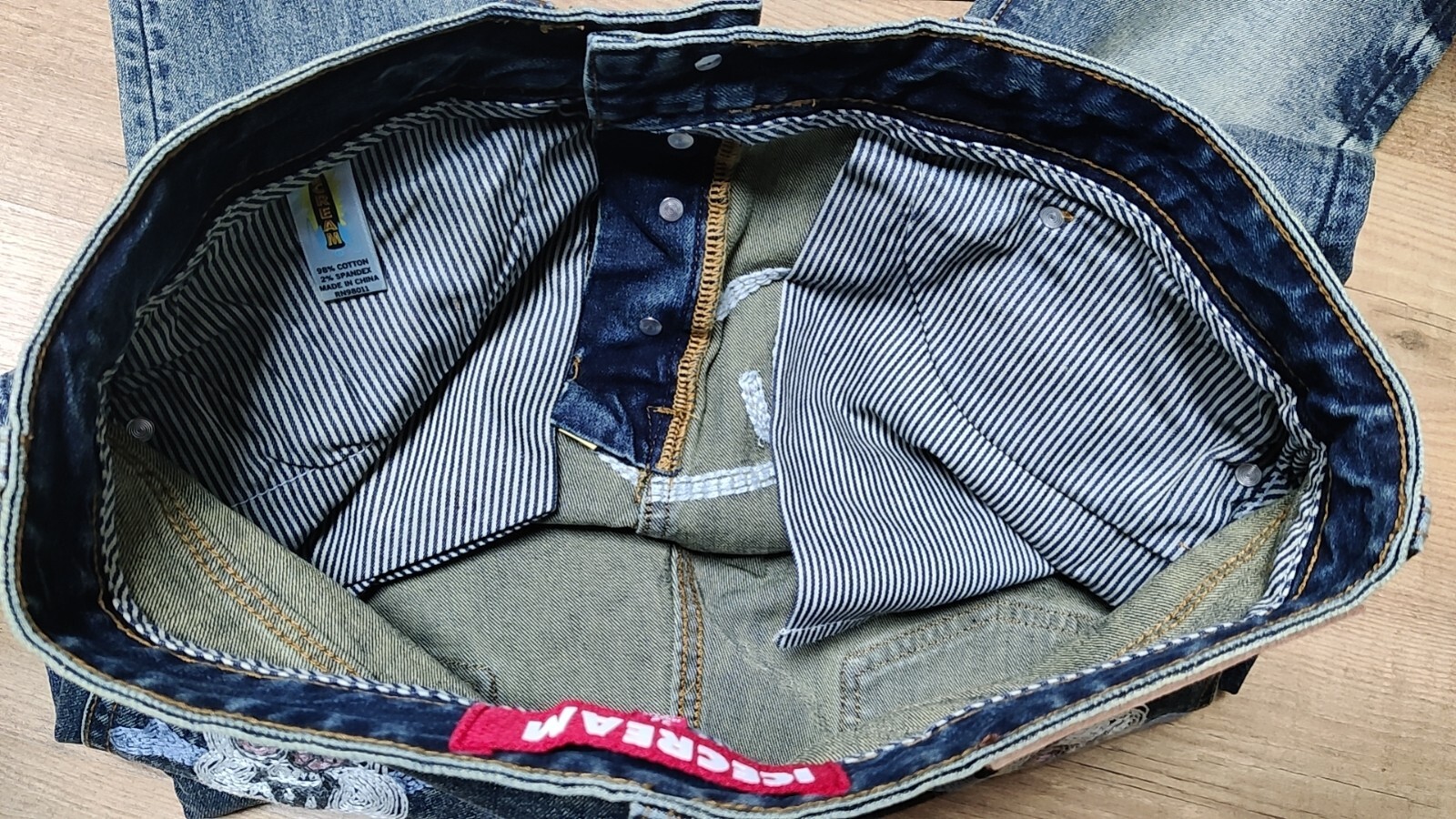 NWT BBCICECREAM MEN’S GLAZE JEANS SIZE 30/32/34/36/38/40/42 US FREE SHIPPING