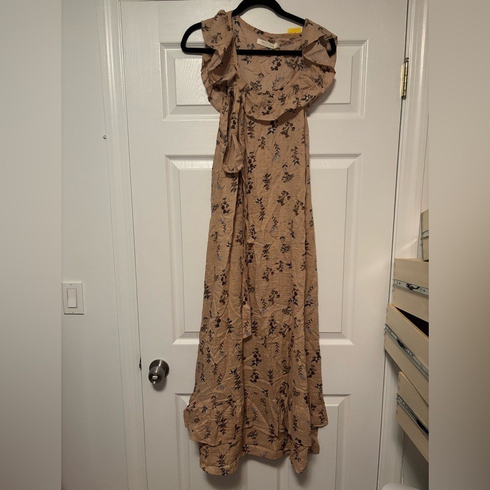 Christy Dawn Colette Dress Small Floral Midi Maxi Organic Cotton Cottagecore