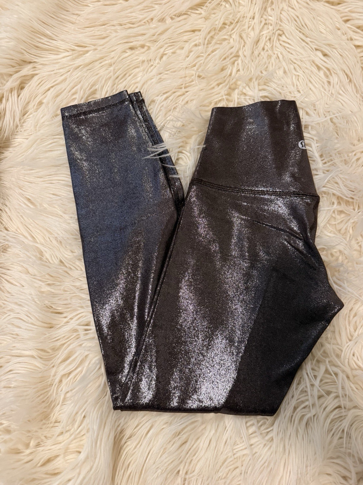 Lululemon Align Women’s Leggings Size 4 Radiate Foil Print French Press