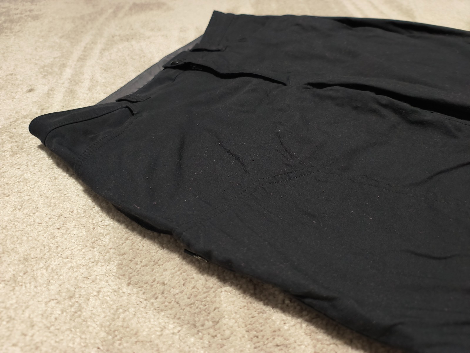 Eddie Bauer Men’s Tech Pant 34×30 Fleece Lined 2-Way Stretch Black