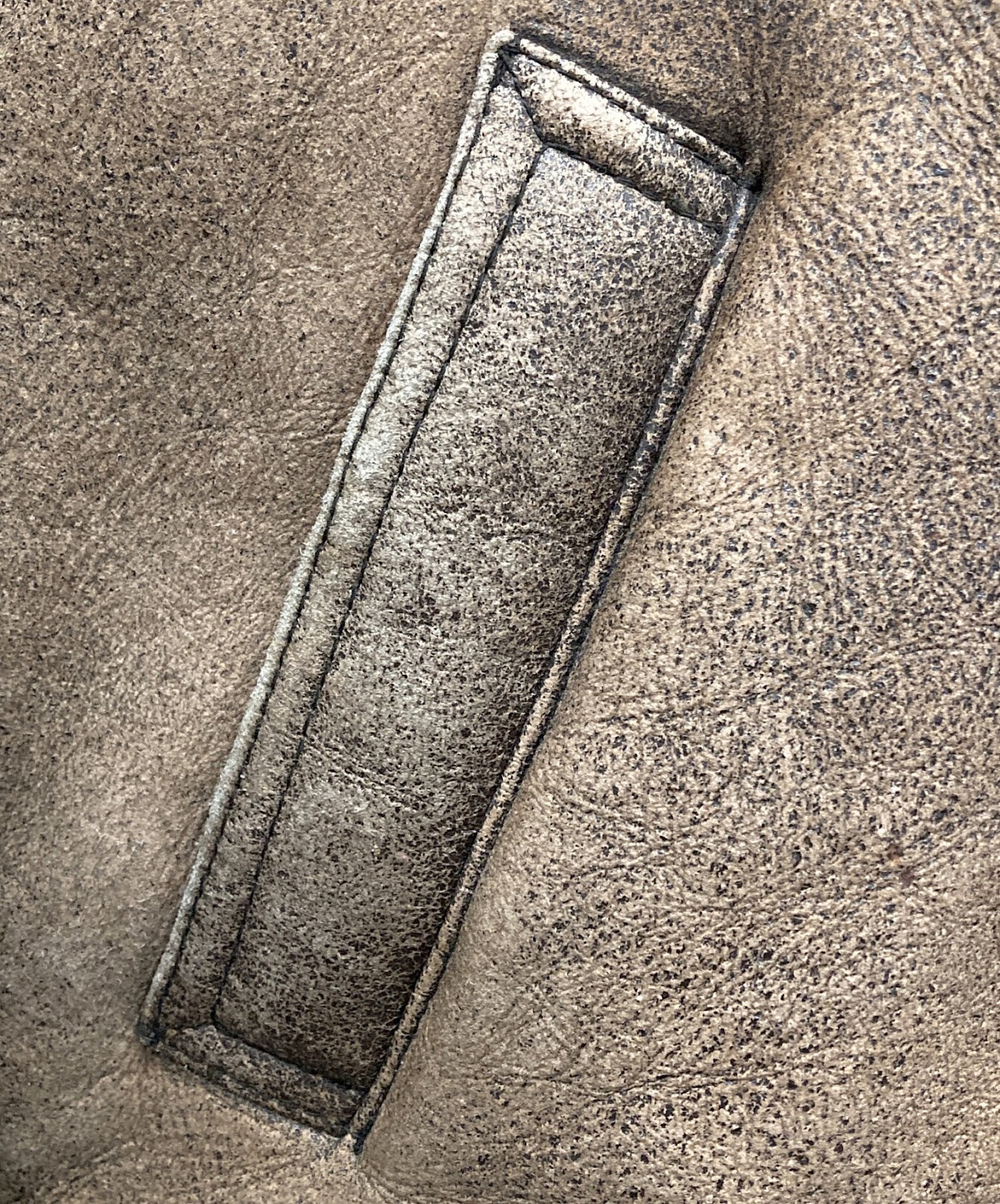 Authentic SAN FLIO B-3 Sheepskin Leather Jacket M Brown Men #9758