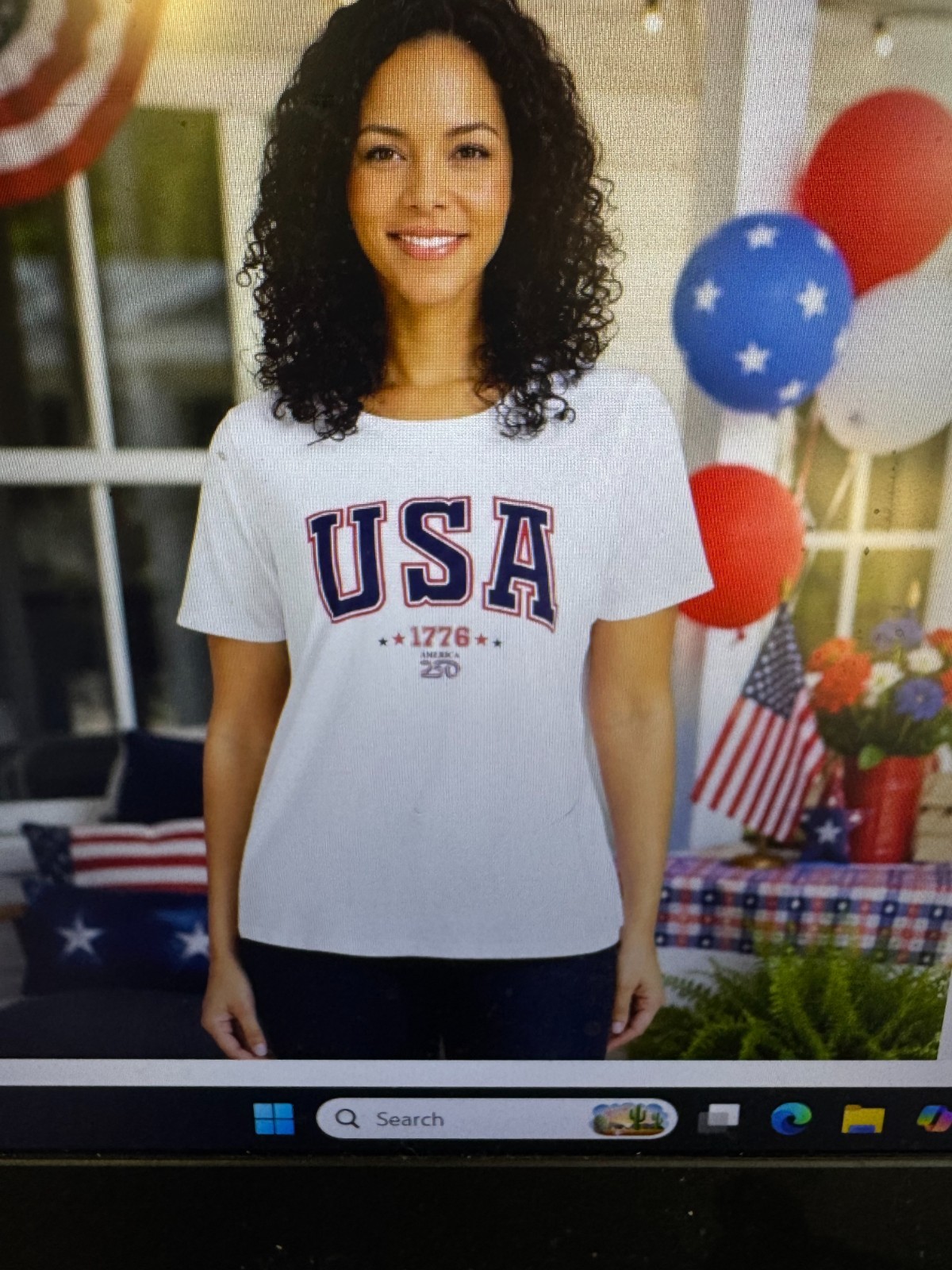 Lands’ End Women’s Americana Tee