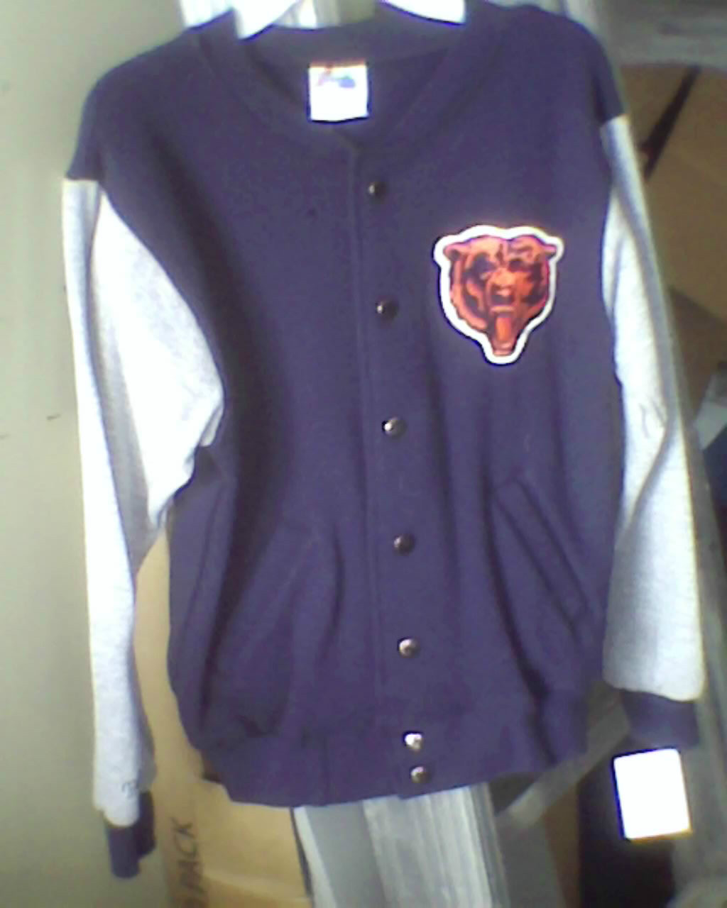 Chicago BEARS Clubhouse Sweatshirt Varsity Jacket Youth S M L XL NWT Majestic