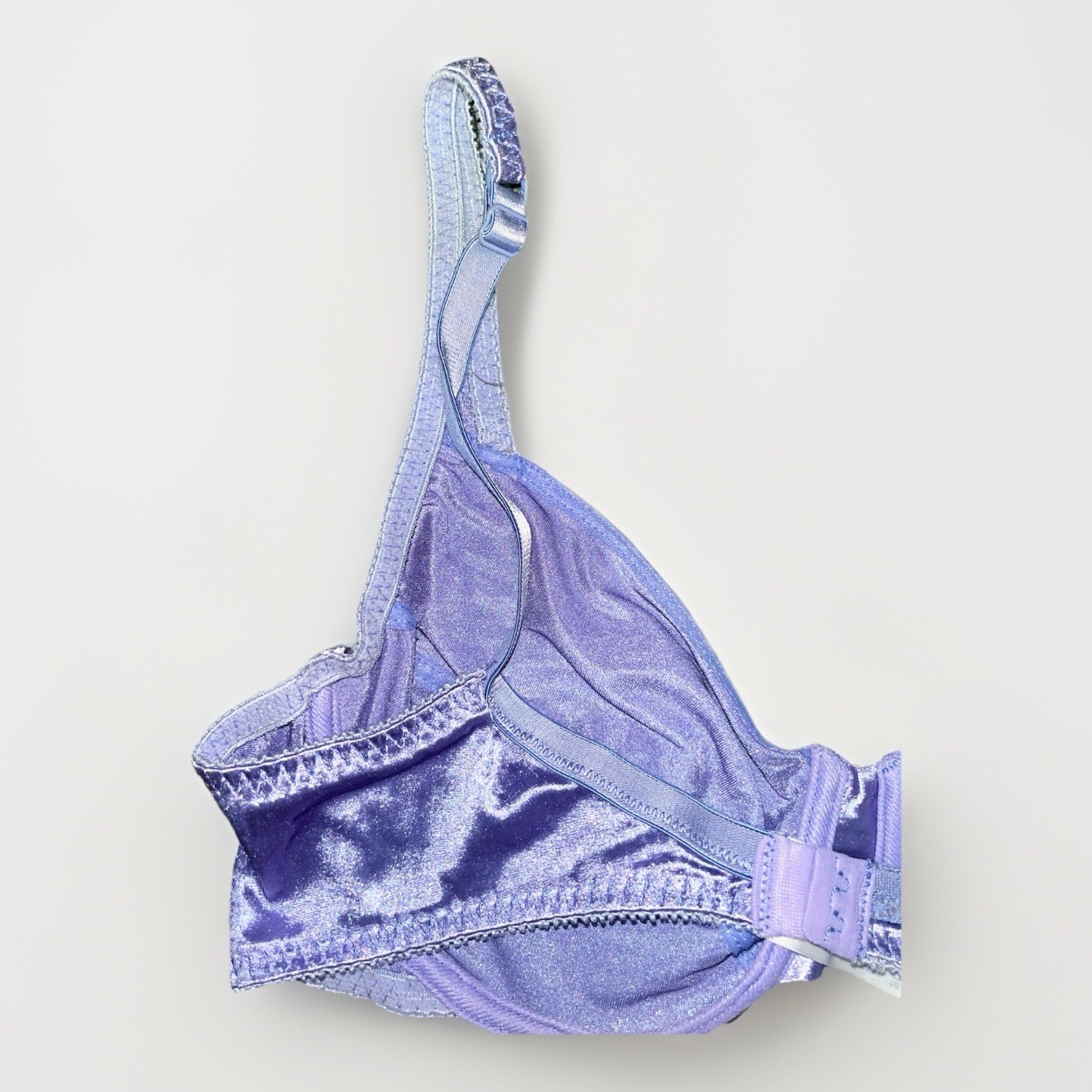 Vassarette Light Purple Silk Bra Size 38C Vintage Style 75-144