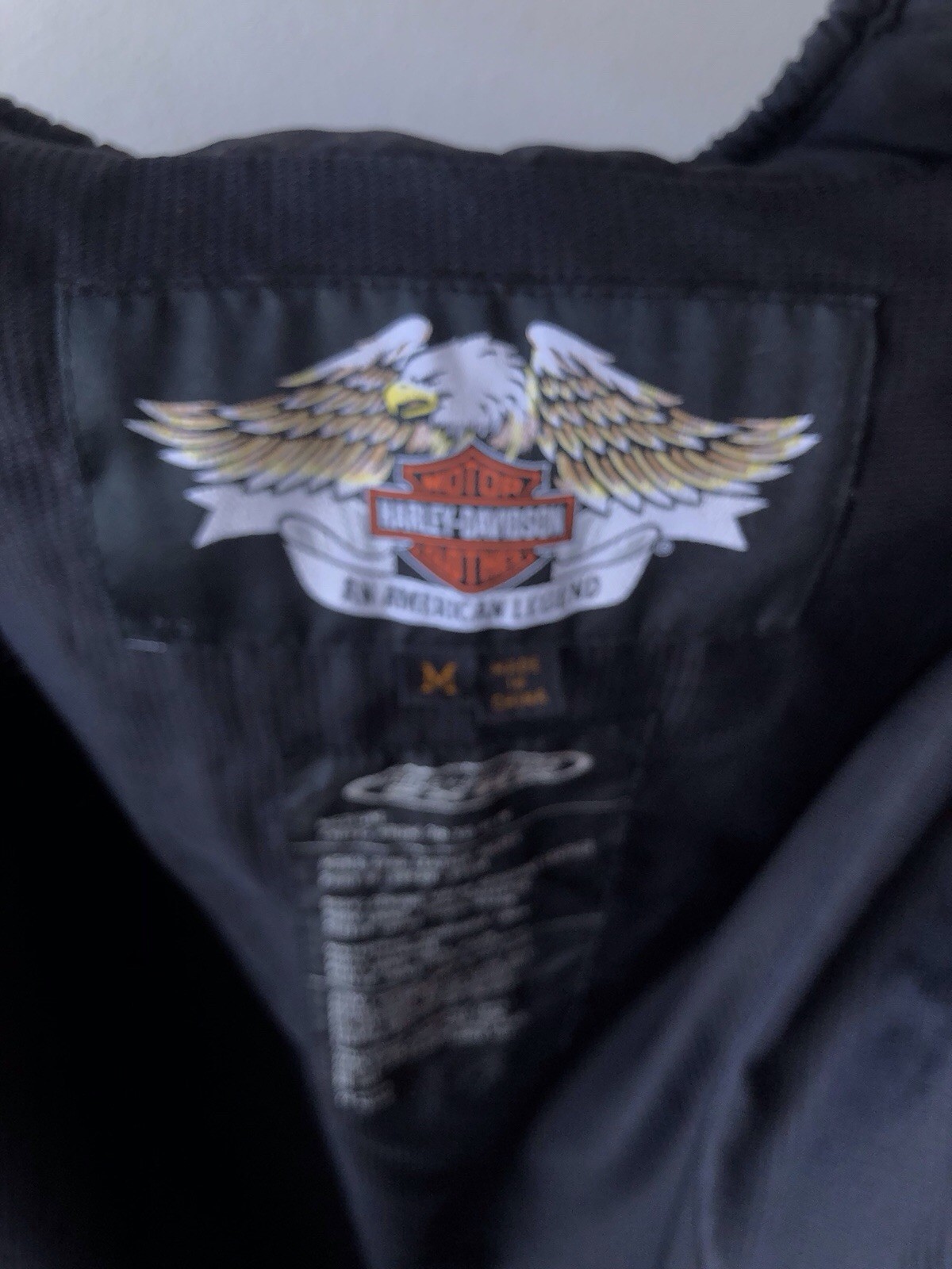 Harley-Davidson FXRG MENS LEATHER JACKET /LINER SIZE M