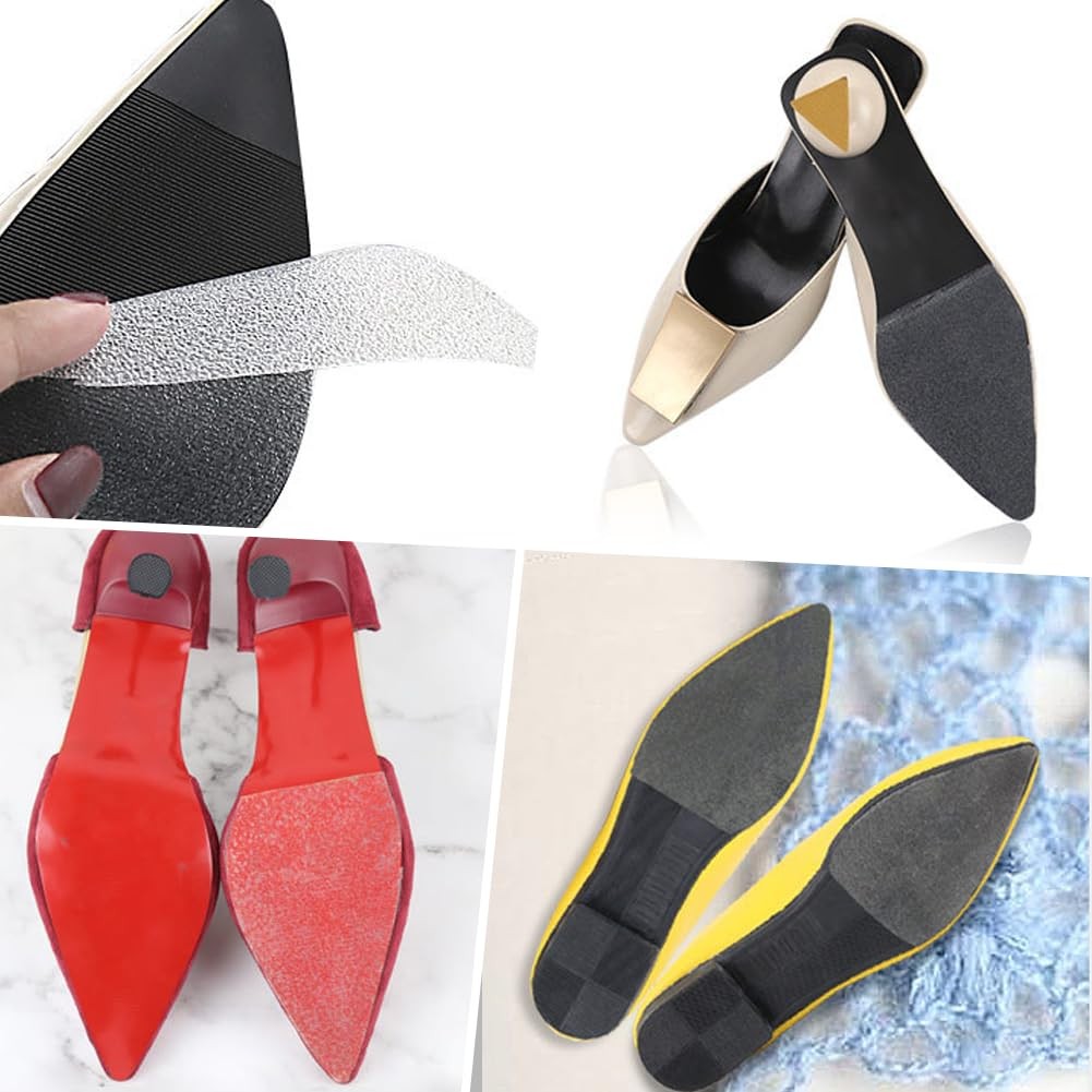 39in Clear Sole Protector for High Heel Shoes Non-Slip Transparent Shoe Sole …