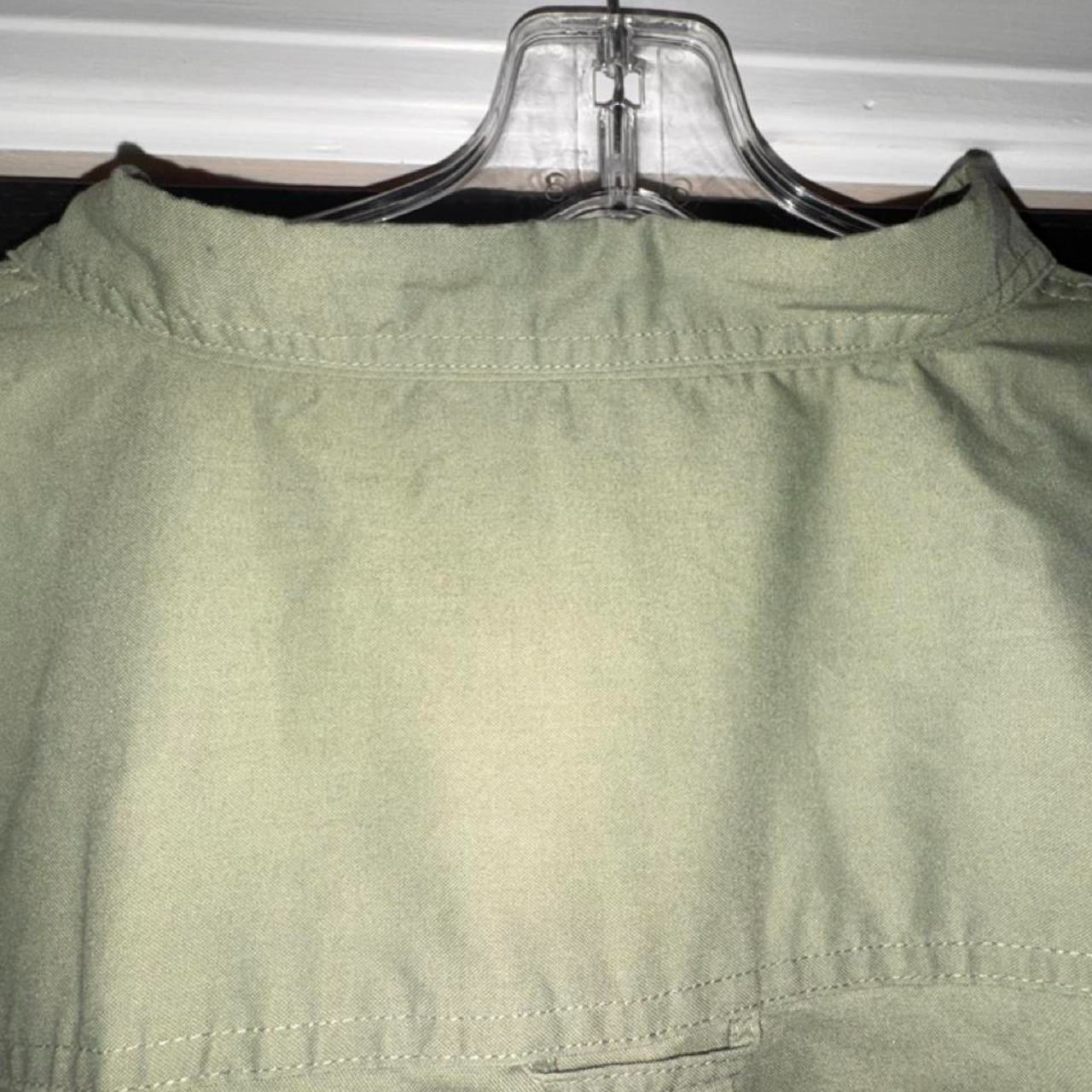 Cabela’s Outdoor Gear Casual workwear green Shirt Size 5XL Men all cotton