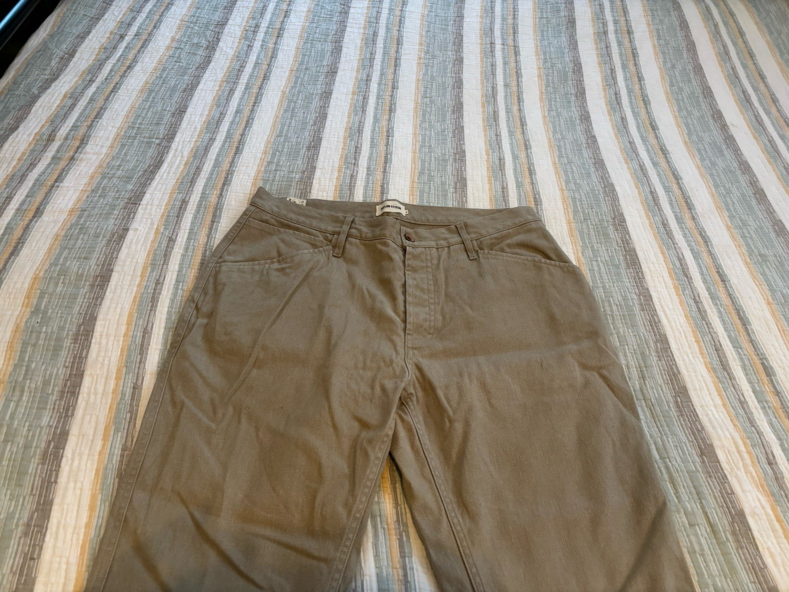 Taylor Stitch Boss Duck Pants Workwear Canvas Mens 35×34 Heritage Rugged