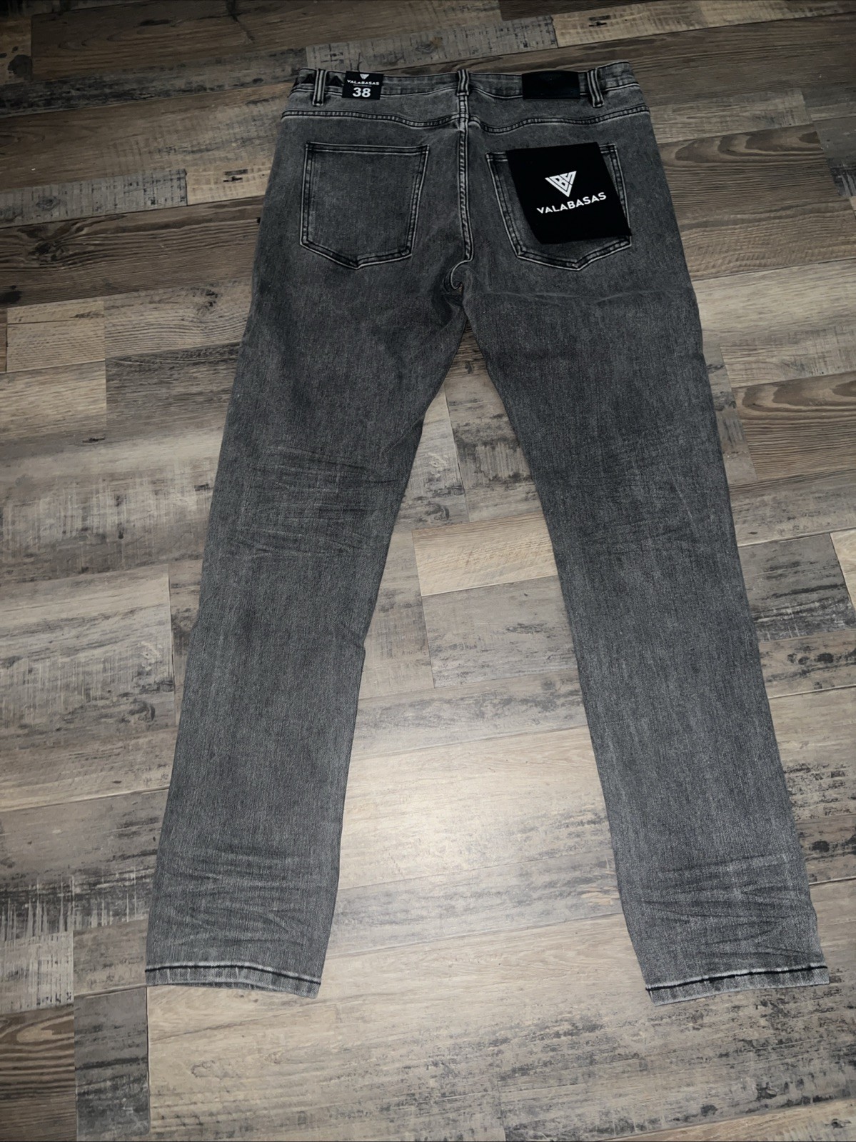 VALABASAS Stretch Slim Fit Denim Jeans 5-Pocket GREY color Men’s size 38