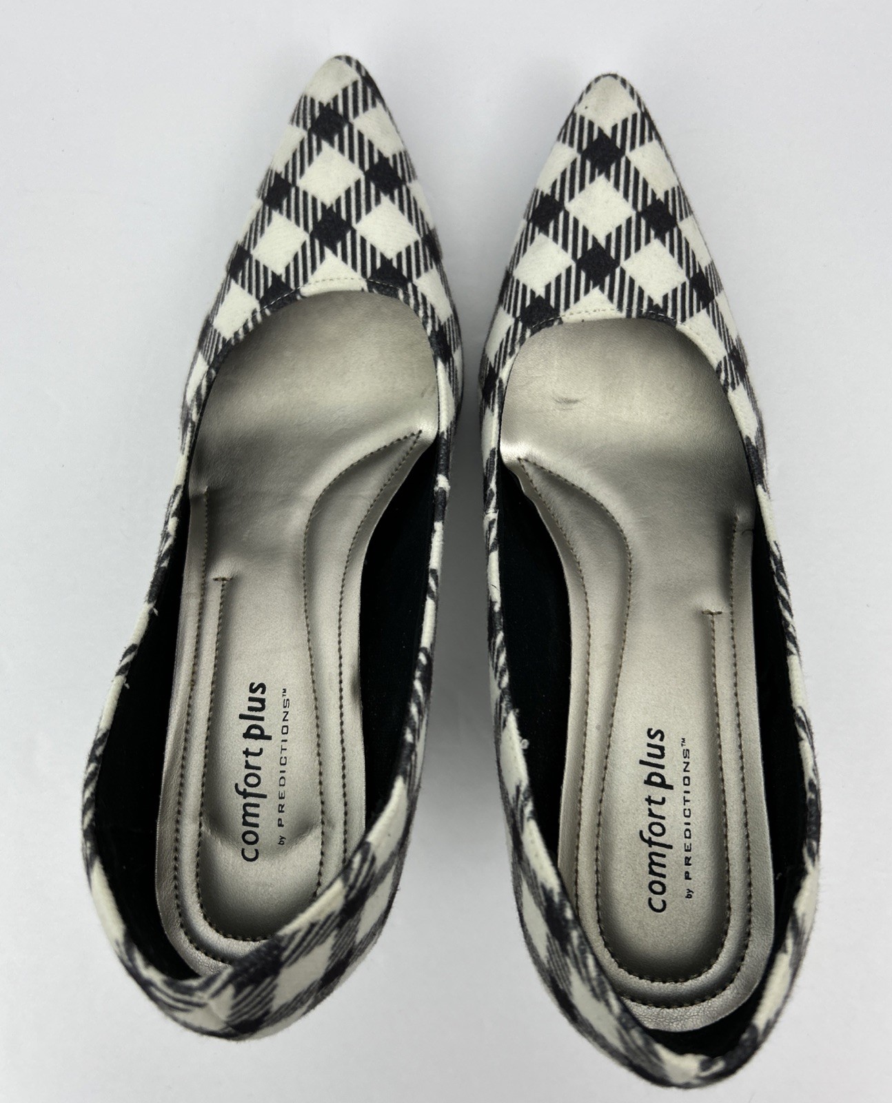 Comfort Plus Predictions Women’s Black & White Pumps Size 8 Wide
