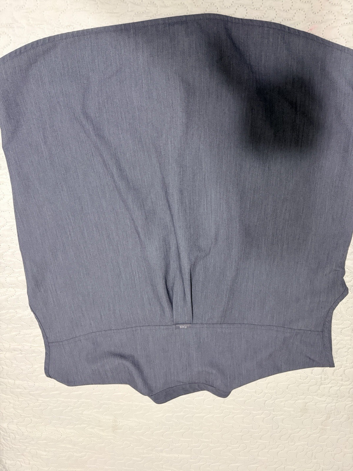 FIGS Technical Collection Gray Solid Scrub bundle 1 Top S & 2 Pants Womens M