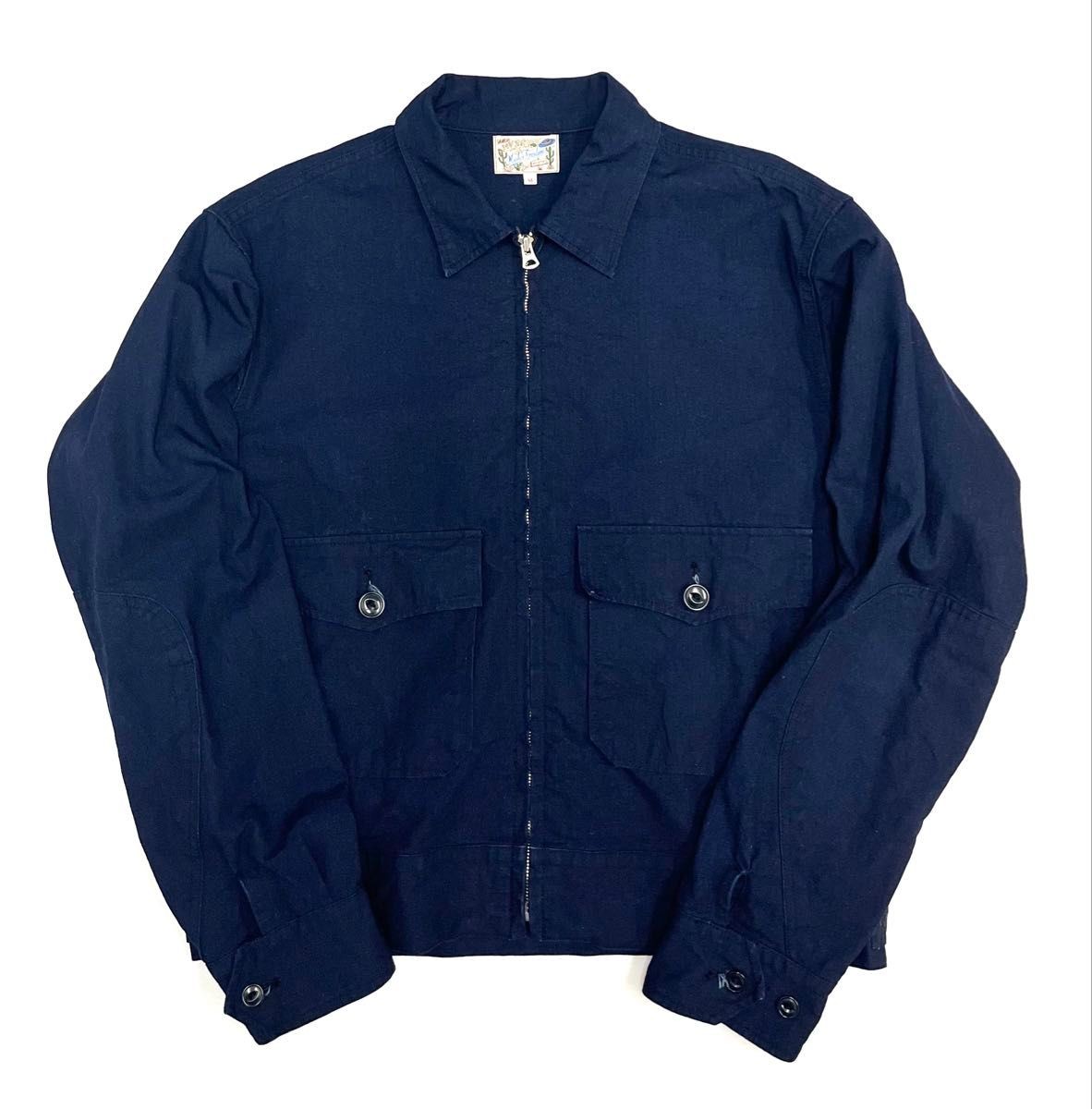 Mister Freedom Sugar Cane Rocketeer Jacket M Indigo Denim Military Flight Used