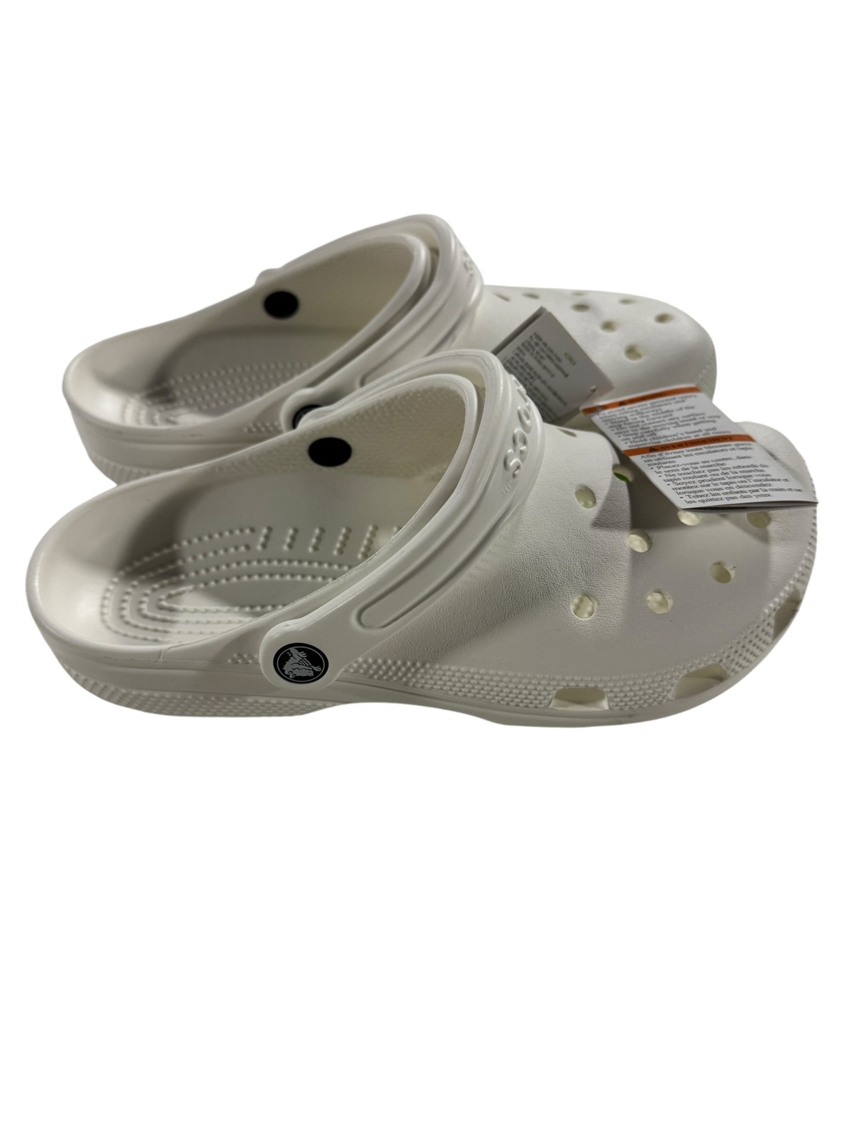 Crocs Classic Clog White 10001-100 Unisex Comfort Slip On Shoes