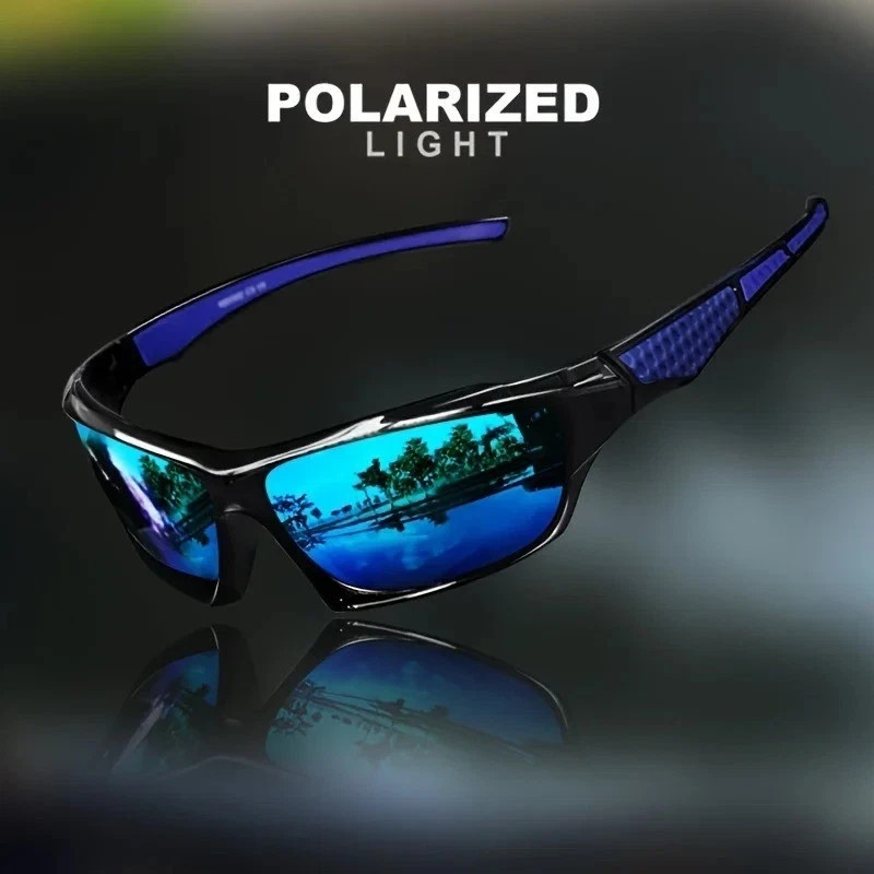 Polarized Sports Sunglasses UV400 Men Driving Fishing Cycling Mirror Shades USA