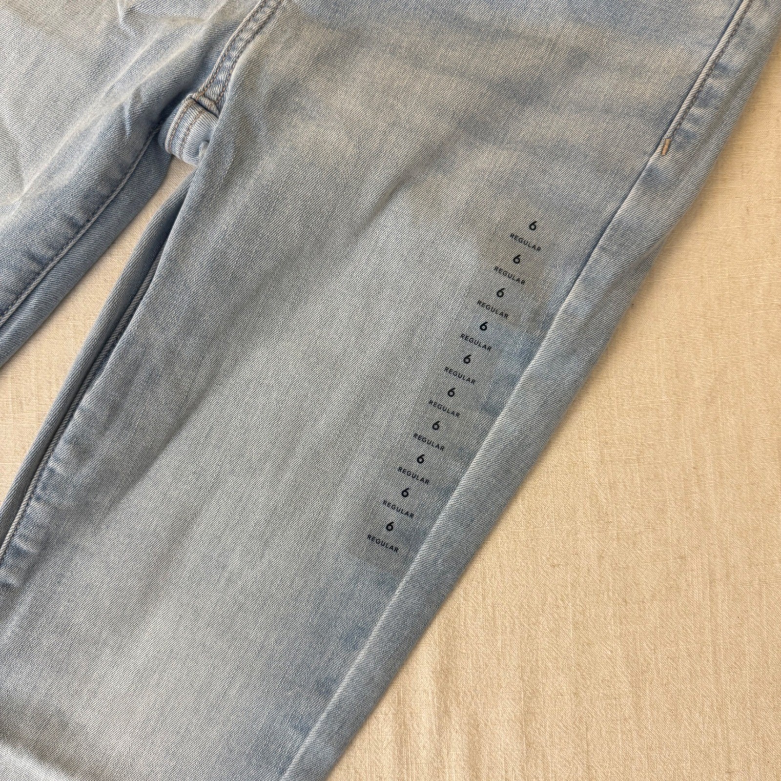 American Eagle Next Level Stretch High Rise Jegging moon stone Light 6 Reg nwt