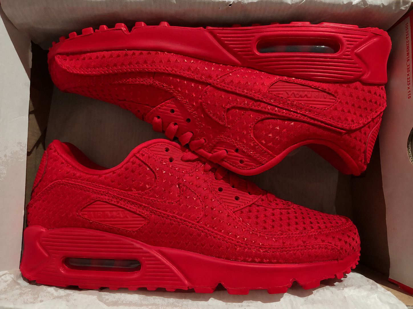 NIKE AIR MAX 90 PRM ‘VALENTINES DAY’ sneakers IB6606-600 university red US 11