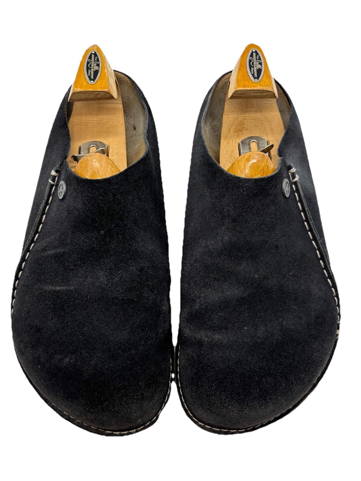 Birkenstock Zermatt Premium Suede Leather Clog Shoes Men’s size 12 EU 45 Black