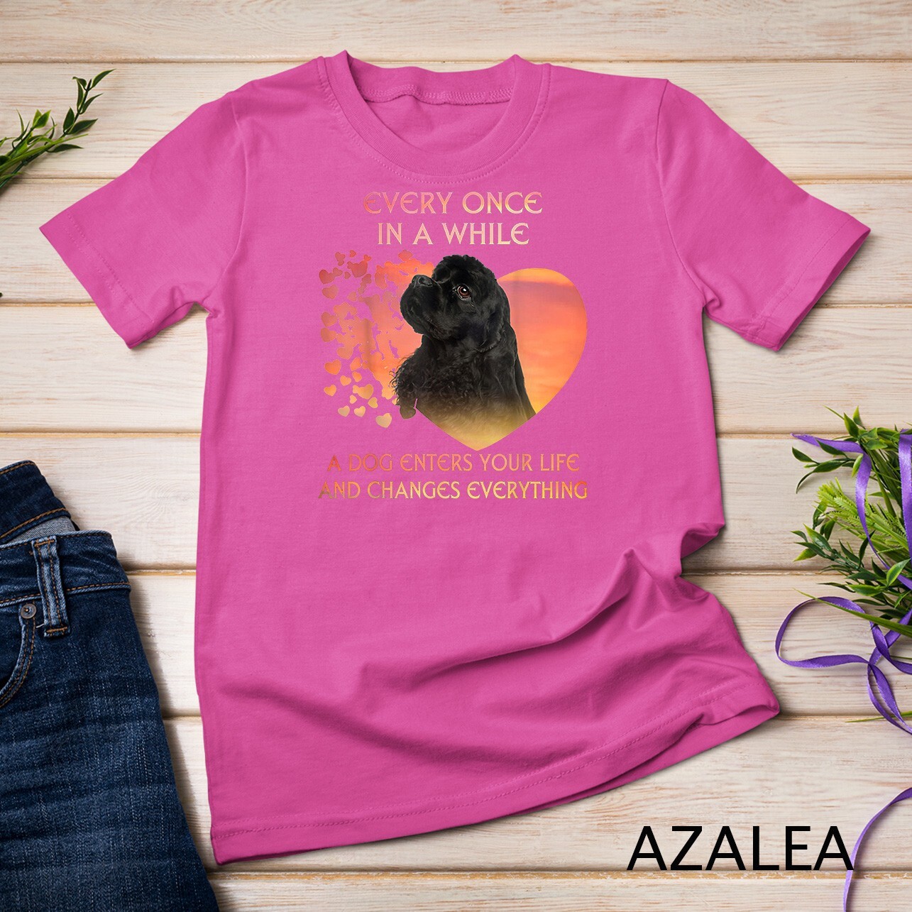 Every Once In A While American Cocker Spaniel T-Shirt Unisex T-shirt