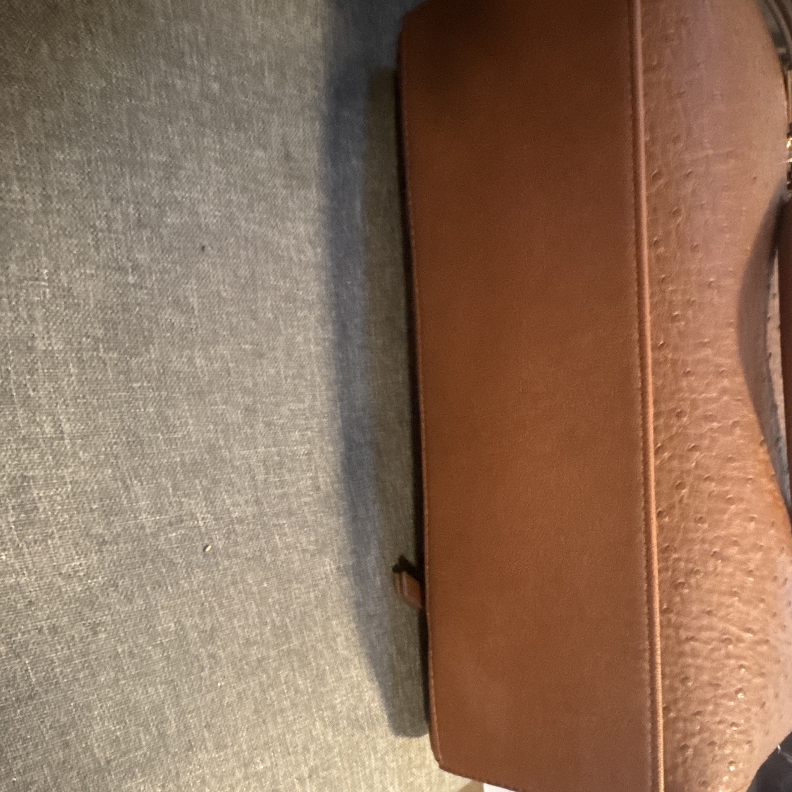 Rosetti Medium Brown Satchel/Top Handle Bag Zip Gold Hardware Detachable Strap