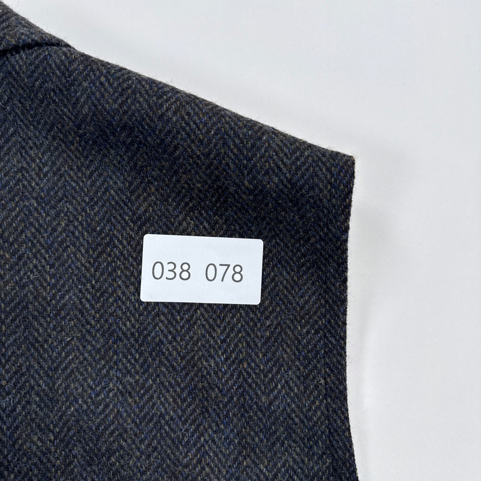Orvis Vest Mens Large Grey Wool Herringbone Signature Collection Waiscoat