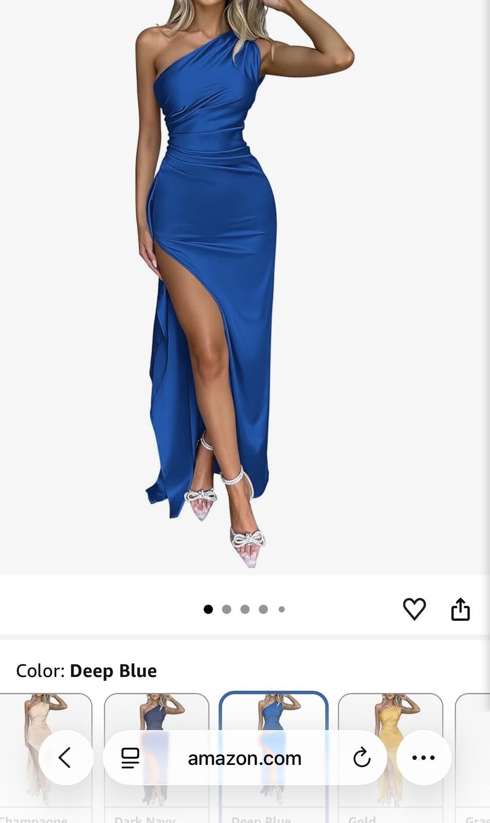 Viral OYS One Shoulder Formal Dress