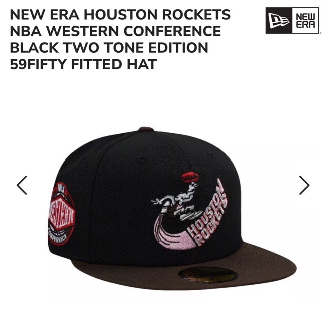 Houston Rockets 🔥 Throwback Mascot New Era *Rare* 59Fifty Sz. 7 1/8