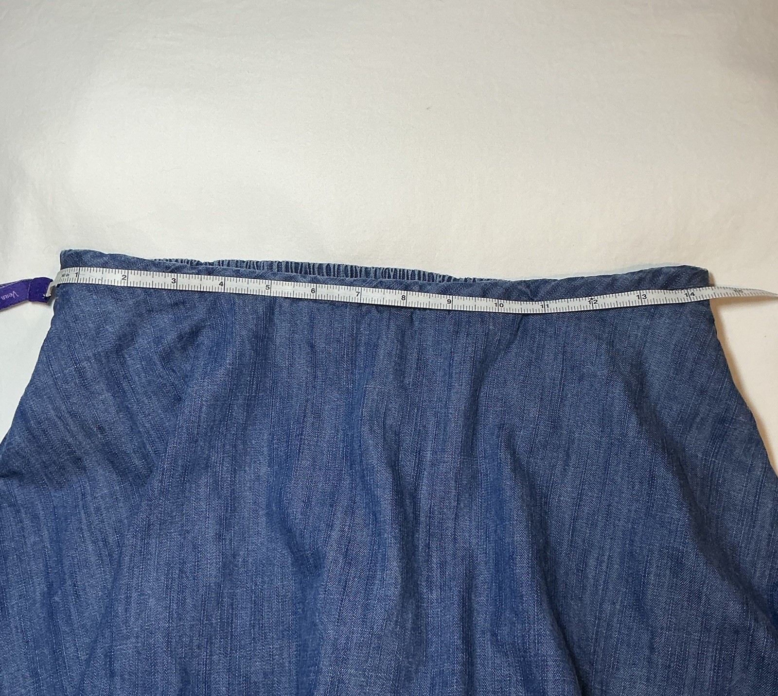 Free People We The Free Paradise Found Denim Skort Mini Skirt Mid Indigo Medium