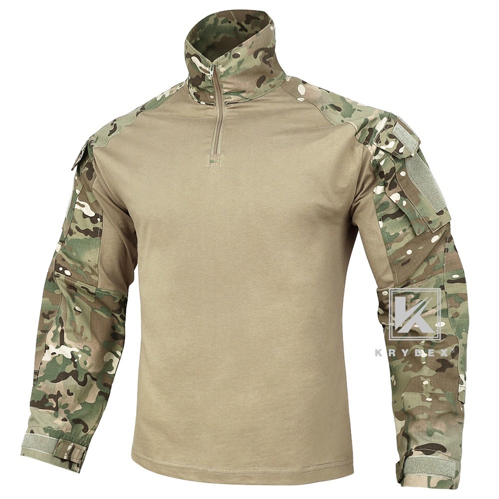 KRYDEX G3 Combat Uniform Tactical Clothes Shirt & Pant w/ Elbow Pads & Knee Pads