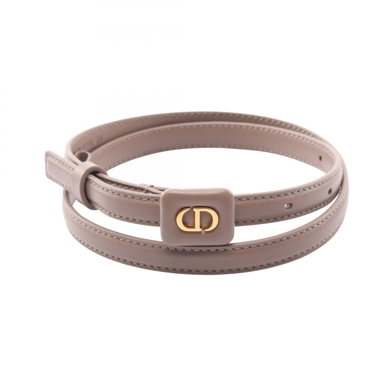 Dior CD Logo Leather Belt – DUTY FREE