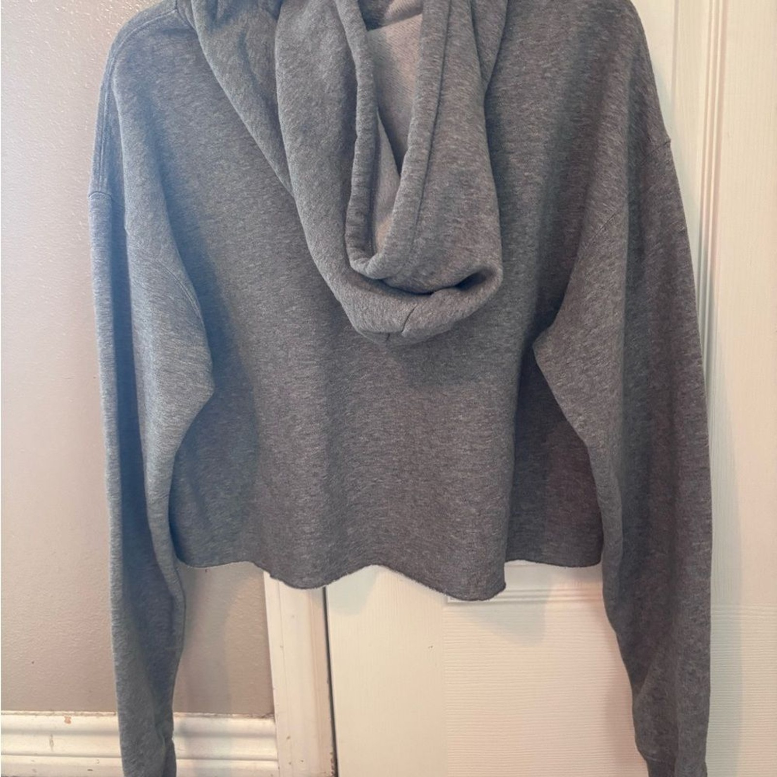 Wild Fable Gray Cropped Hoodie