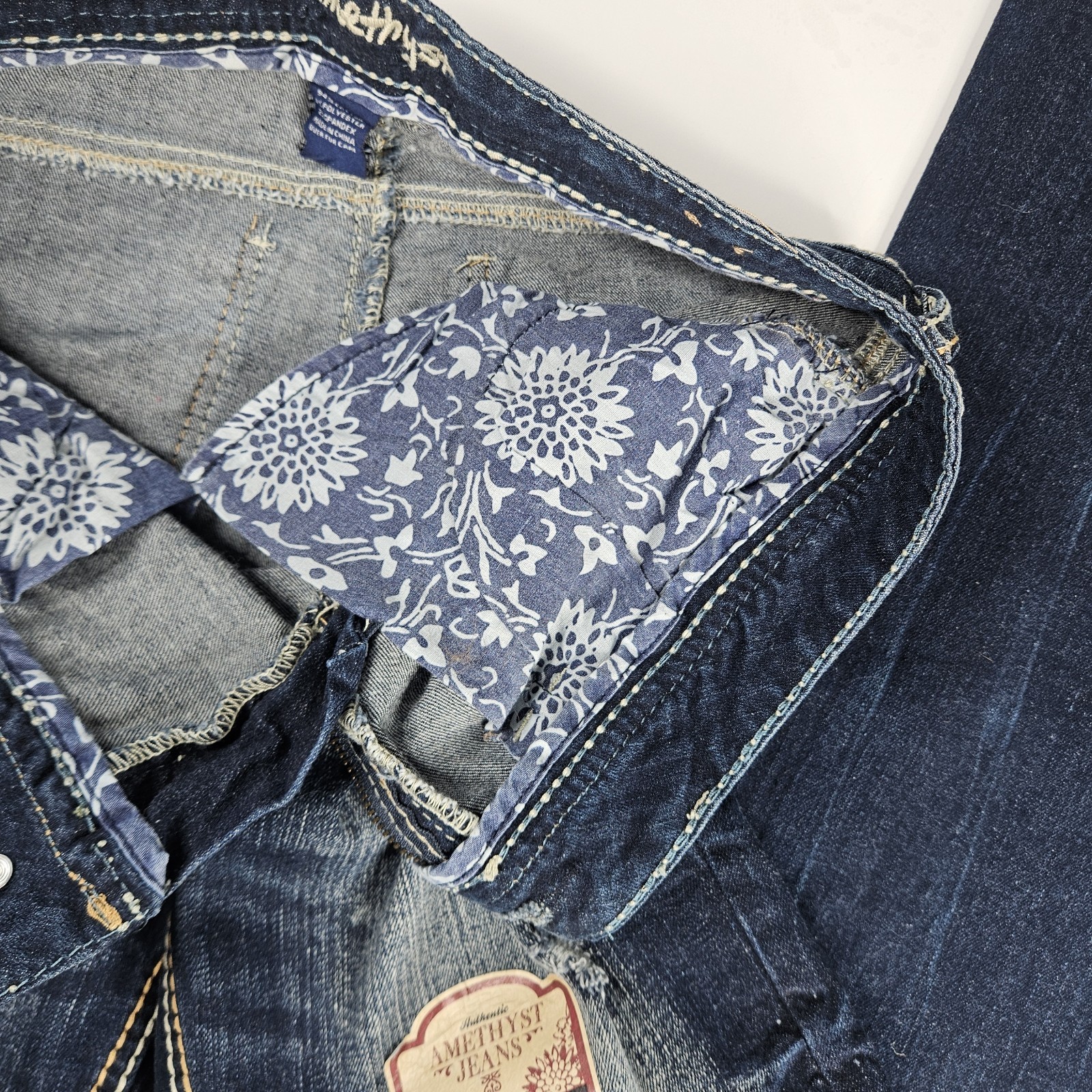 Amethyst Jeans Women’s Size 9 Low-Rise Bootcut Denim Blue