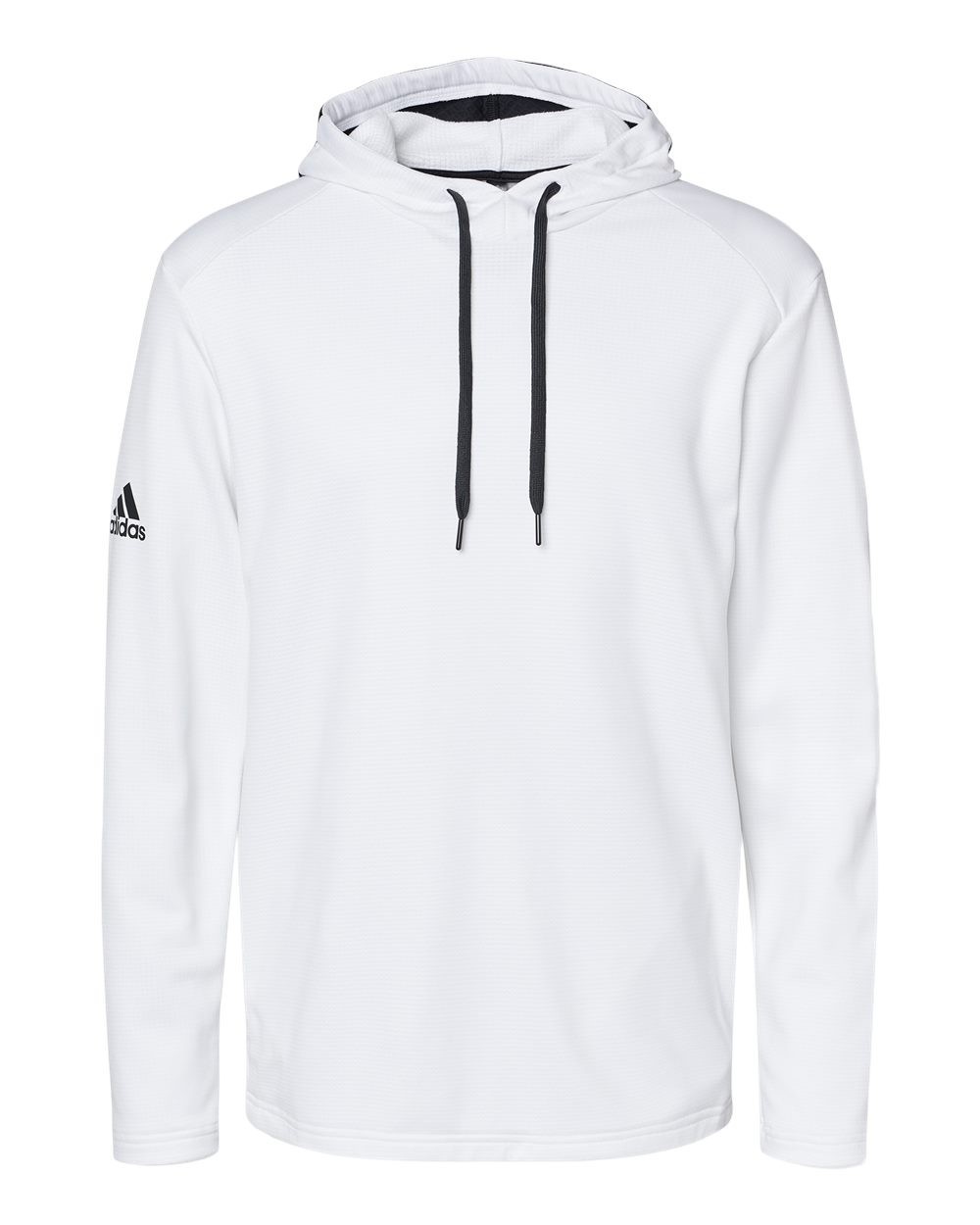 Adidas A530 Textured Mixed Media Hooded Sweatshirt Size Large New with Tag