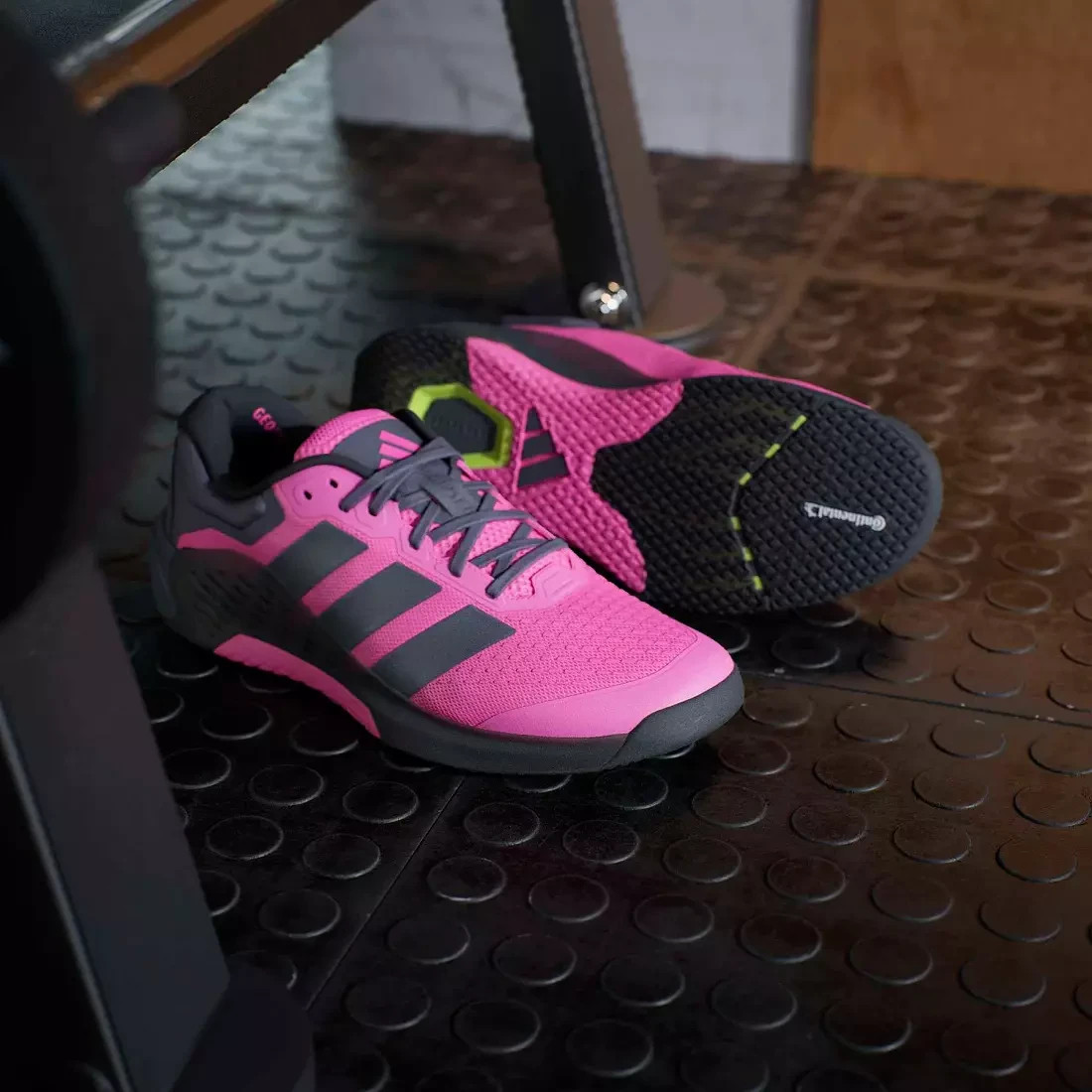 NWT ADIDAS Dropset 4 Power Training Shoes Mens Size 12 Lucid Pink Black KI8460
