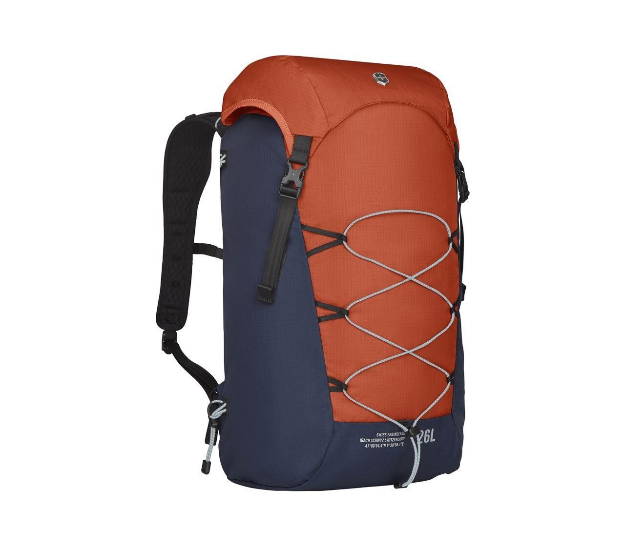 NWT Victorinox Altmont Active Lightweight Captop Backpack, Orange/Navy, 26L