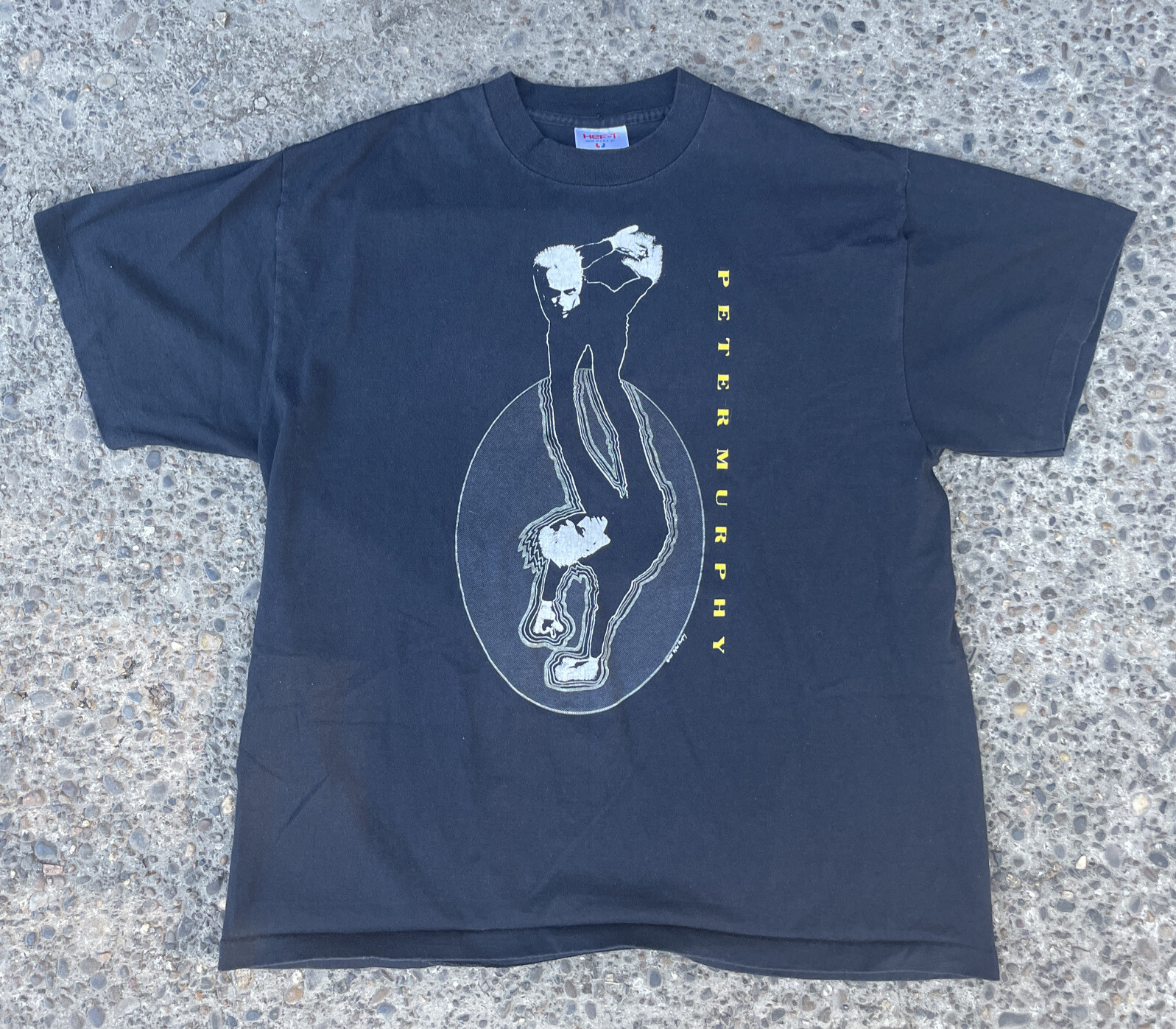 Vintage 1980s Peter Murphy Bauhaus Band Rock T-Shirt 1989 Made in Usa XL RARE