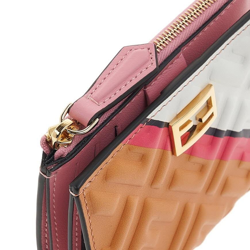 FENDI Women’s FF Logo Medium Bifold Wallet 8M0447 AK2K F0W52