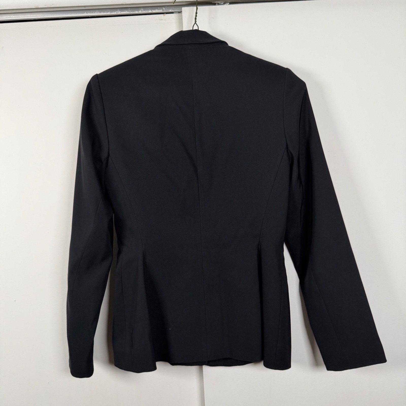 Vertigo Paris Black Tailored Blazer Made in France Women Small Structured Jacket