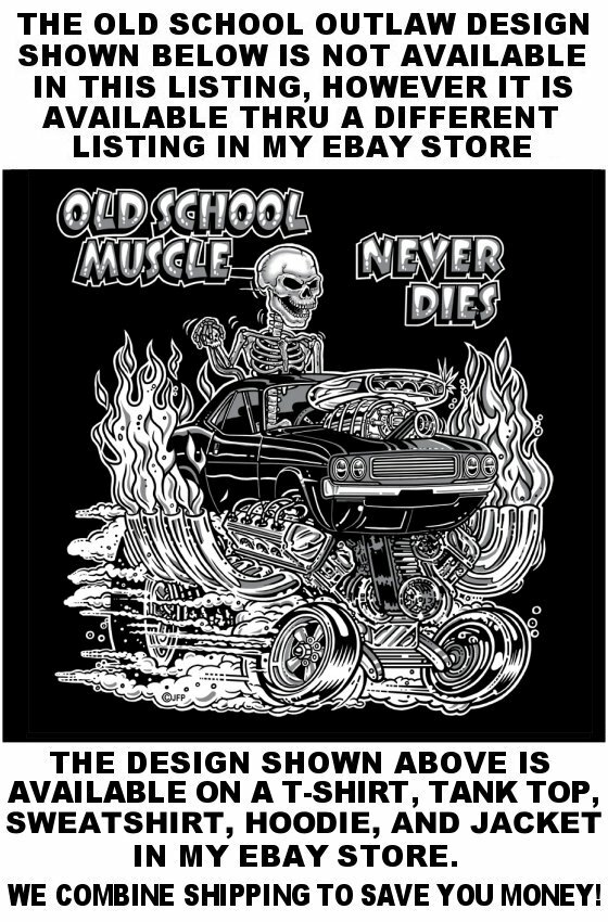 HENRY J KAISER OLD SCHOOL MUSCLE HOT ROD OUTLAW GASSER DRAG CAR SKULL WORK SHIRT